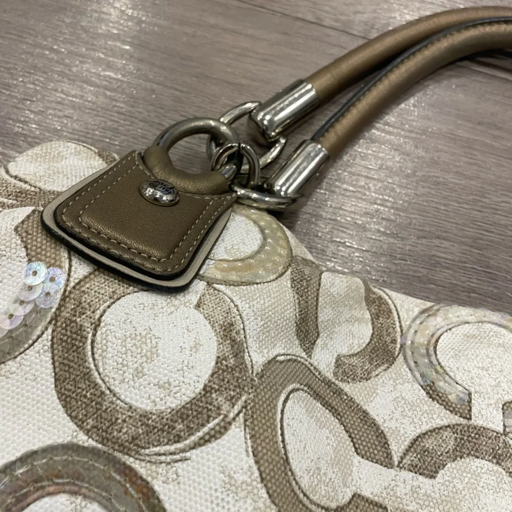 Coach KRISTIN SEQUINS Handbag - Picture 12 of 16